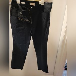 Loft black ankle pants